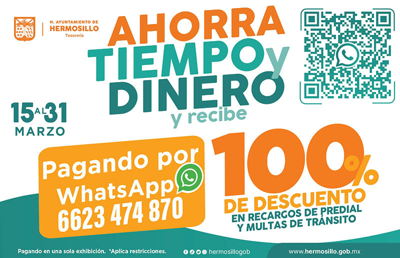 Tesorer A Municipal De Hermosillo Ahorra Tiempo Y Dinero Recibe