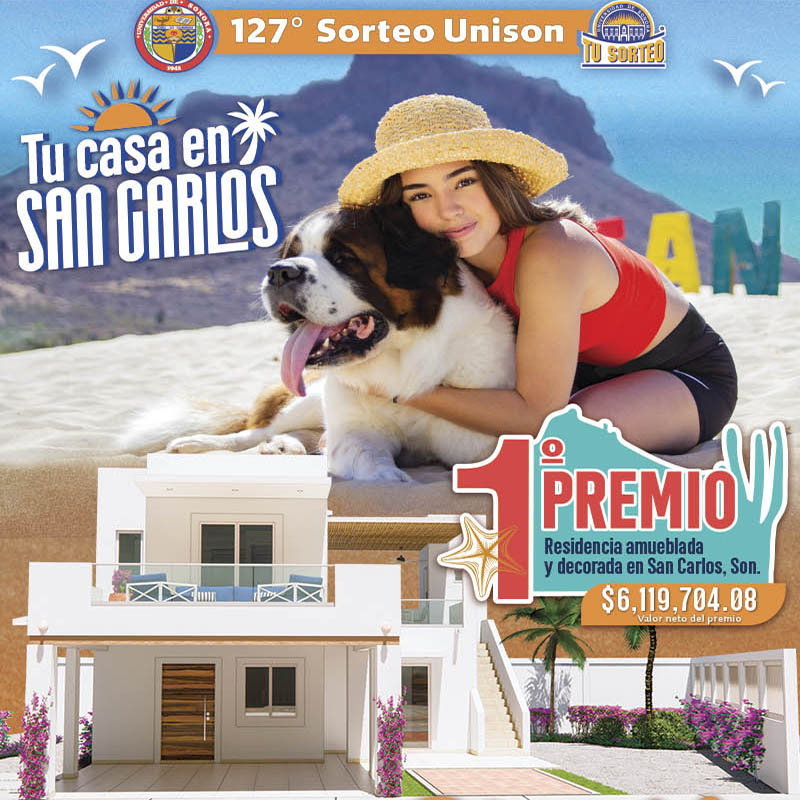 SORTEOS UNISON CON SORTEOS UNISON, GANA TU CASA EN LA PLAYA EN ...