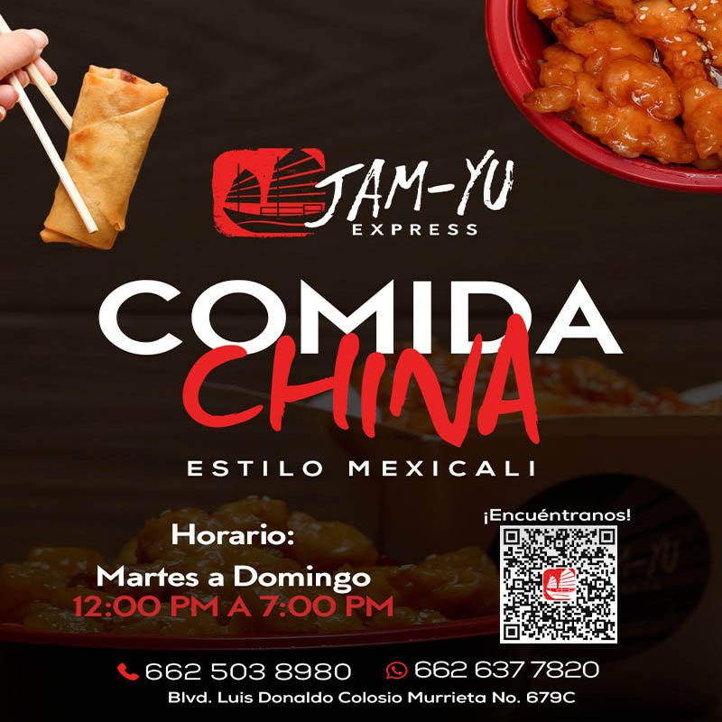 JAM-YU EXPRESS COMIDA CHINA🥡 ¡Comida China Estilo Mexicali + 10% OFF ...